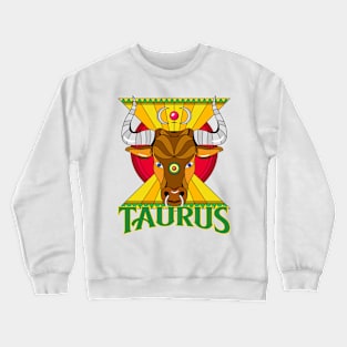 Taurus Zodiac Design Crewneck Sweatshirt